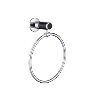 KIBI USA KBA1103CB Bathroom Hardware Accessory Wall Mounted Round Towel Ring