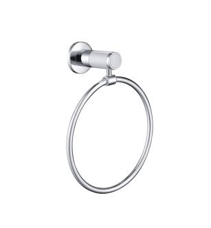 KIBI USA KBA1103CW Bathroom Hardware Accessory Wall Mounted Round Towel Ring