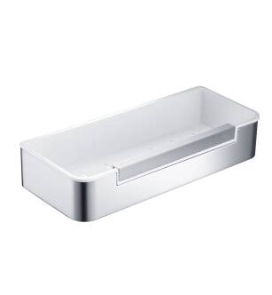 KIBI USA KBA1205CH Chrome Bathroom Hardware Accessory Wall Mounted Shower Basket