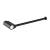 KIBI USA KBA1303CB Chrome Black Bathroom Hardware Accessory 11 Inch Wall Mounted Towel Bar