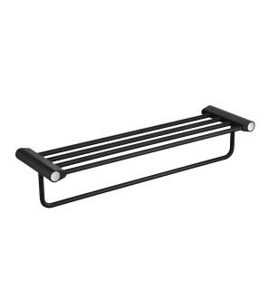 KIBI USA KBA1305CB Bathroom Hardware Accessory 24.6 Inch Wall Mounted Towel Rack