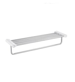 KIBI USA KBA1305CW Bathroom Hardware Accessory 24.6 Inch Wall Mounted Towel Rack