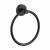 KIBI USA KBA1406MB Circular Bathroom Towel Ring - Matte Black