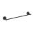 KIBI USA KBA1407MB Circular Bathroom 18" Towel Bar - Matte Black