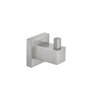 KIBI USA KBA1501BN Cube Bathroom Towel & Robe Hook