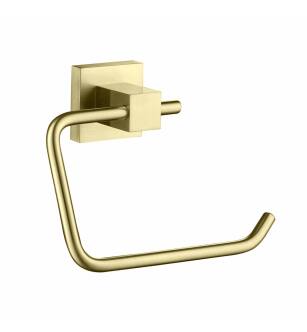 KIBI USA KBA1505BG Cube Bathroom Toilet Paper Holder - Brush Gold