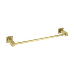 KIBI USA KBA1507BG Cube Bathroom 18" Towel Bar - Brush Gold