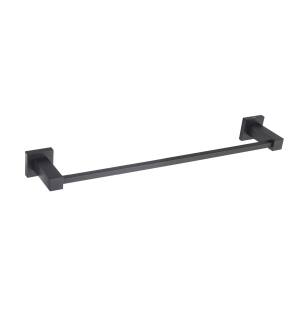 KIBI USA KBA1507MB Cube Bathroom 18" Towel Bar - Matte Black