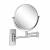 KIBI USA KMM100BN Wall Mount Magnifying Make Up Mirror - Brush Nickel