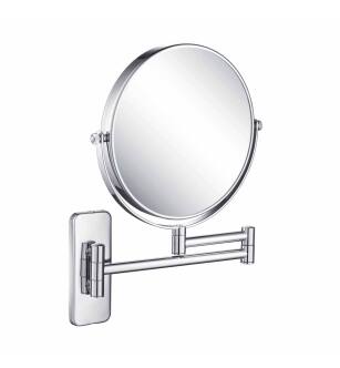 KIBI USA KMM100CH Wall Mount Magnifying Make Up Mirror - Chrome