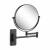 KIBI USA KMM100MB Wall Mount Magnifying Make Up Mirror - Matte Black