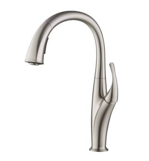 Kraus KPF-1676SFS Odell 15 3/4" Single Handle Deck Mounted Pull-Down Kitchen Faucet in Spot Free Stainless Steel