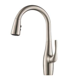 Kraus KPF-1670 Esina™ Single Handle Pull Down Kitchen Faucet with Dual Function Sprayhead in all-Brite™