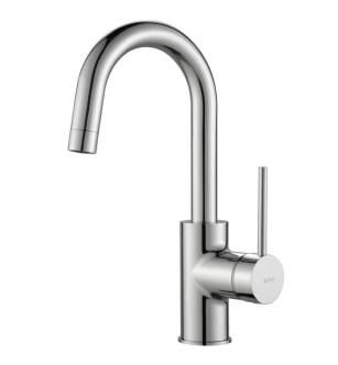 Kraus KPF-2600 Mateo 7" Single Handle Deck Mounted Bar/Prep Kitchen Faucet