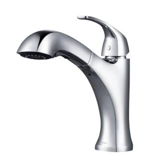 Kraus KPF-2252 Kraus Oren 10 1/4" Single Handle Deck Mounted Dual Function Pull-Out Kitchen Faucet