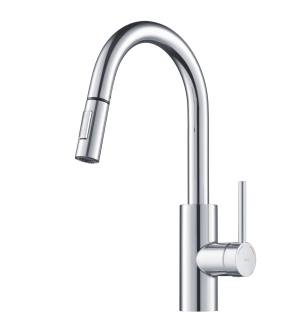Kraus KPF-2620CH Oletto 1.75 Gpm Single Hole Pull Down Kitchen Faucet in Chrome