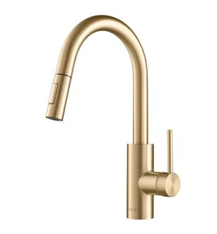 Kraus KPF-2620SS Oletto 1.75 Gpm Single Hole Pull Down Kitchen Faucet in Stainless Steel