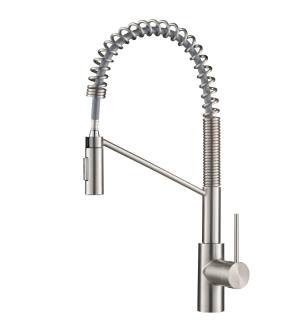 Kraus KPF-2631SFS Oletto Commercial Style Kitchen Faucet - Includes Escutcheon in Spot Free Stainless Steel