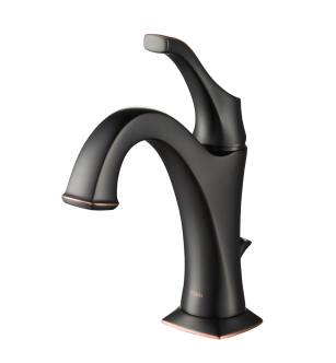 Kraus KBF-1201ORB Arlo 1.2 Gpm Deck Mounted Bathroom Faucet With Pull-Up Drain in Oil Rubbed Bronze