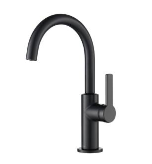 Kraus KPF-2822MB Oletto 1.8 Gpm Single Handle Kitchen Bar Faucet in Matte Black