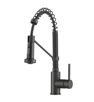 Kraus KPF-1610MB Bolden 1.8 Gpm Single Hole Pre-Rinse Pull Down Kitchen Faucet in Matte Black