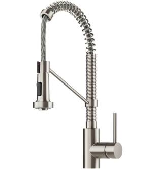 Kraus KPF-1610SFS Bolden 1.8 Gpm Single Hole Pre-Rinse Pull Down Kitchen Faucet in Spot Free Stainless Steel