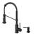 Kraus KPF-1610MB-KSD-43MB Bolden 1.8 Gpm Single Hole Pre-Rinse Pull Out Kitchen Faucet - Includes Soap Dispenser in Matte Black