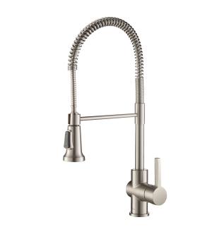 Kraus KPF-1690SFS Britt Pull-Down Spray Kitchen Faucet With 3 Function Sprayer And High Arc Spout - Escutcheon Included in Spot Free Stainless