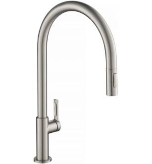Kraus KPF-2821SFS Oletto 1.8 Gpm High Arc Single Handle Pull Down Kitchen Faucet in Spot Free Stainless Steel