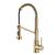 Kraus KFF-1610BB Bolden 1.8 Gpm Single Hole Pre-Rinse Pull Down Kitchen Faucet in Brushed Brass