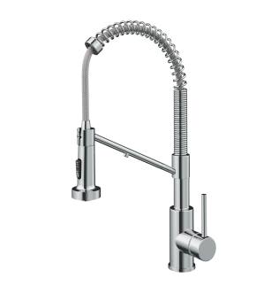 Kraus KFF-1610CH Bolden 1.8 Gpm Single Hole Pre-Rinse Pull Down Kitchen Faucet in Chrome