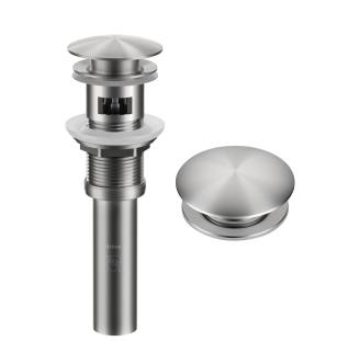 Kraus PU-11SFS 8-5/8" Pop-Up Drain Assembly With Overflow in Spot Free Stainless Steel