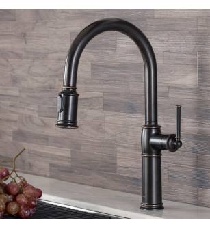 Kraus KPF-1682ORB Sellette 1.8 Gpm Single Hole Pull Down Kitchen Faucet in Oil Rubbed Bronze