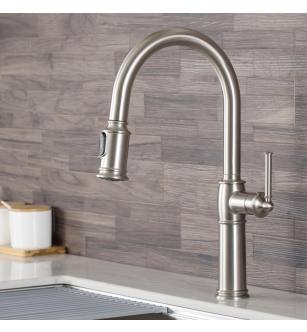 Kraus KPF-1682SFS Sellette 1.8 Gpm Single Hole Pull Down Kitchen Faucet in Spot Free Stainless Steel