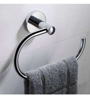 Kraus KEA-18825CH Elie 8" Wall Mounted Towel Ring in Chrome