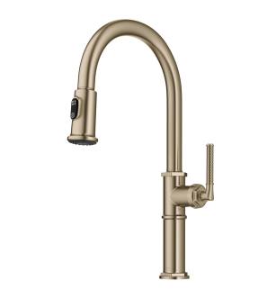 Kraus KPF-4100CH Allyn 1.8 Gpm Single Hole Pull Down Kitchen Faucet in Chrome