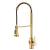 Kraus KPF-1691BB Britt 1.8 Gpm Single Hole Pre-Rinse Pull Down Kitchen Faucet in Brushed Brass