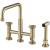 Kraus KPF-3125BG Urbix 1.8 Gpm Bridge Kitchen Faucet - Includes Side Spray in Brushed Gold