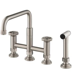 Kraus KPF-3125SFS Urbix 1.8 Gpm Bridge Kitchen Faucet - Includes Side Spray in Spot Free Stainless Steel