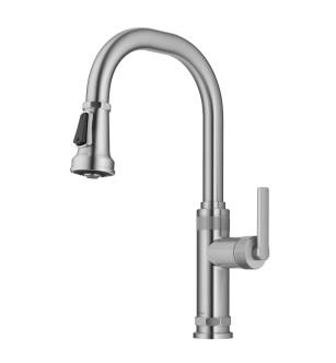 Kraus KPF-4102SFS Allyn 1.8 Gpm Single Hole Pull Down Kitchen Faucet in Spot Free Stainless Steel