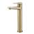 Kraus KVF-1400BG Indy 1.2 Gpm Vessel Single Hole Bathroom Faucet Less Drain Assembly in Brushed Gold