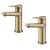 Kraus KBF-1401BG-2PK Pack Of (2) Indy 1.2 Gpm Single Hole Bathroom Faucets in Brushed Gold