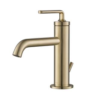 Kraus KBF-1221BG Ramus 1.2 Gpm Single Hole Bathroom Faucet With Pop-Up Drain Assembly in Brushed Gold