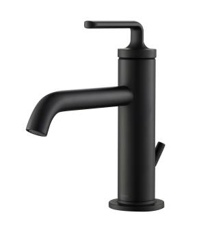 Kraus KBF-1221MB Ramus 1.2 Gpm Single Hole Bathroom Faucet With Pop-Up Drain Assembly in Matte Black