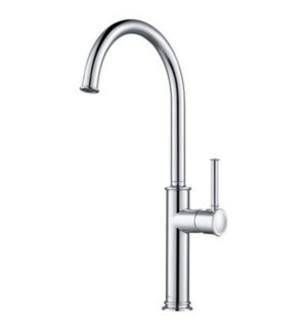 Kraus KPF-1681SFS Sellette 1.8 Gpm Deck Mounted Single Handle Bar Faucet With Metal Handle in Spot-Free Stainless Steel