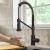 Kraus FS-1000-KFF-1610SFS Bolden 1.8 Gpm Single Hole Pre-Rinse Kitchen Faucet With Integrated Filter Faucet And 2-Stage Filtration System in Spot-Free Stainless Steel