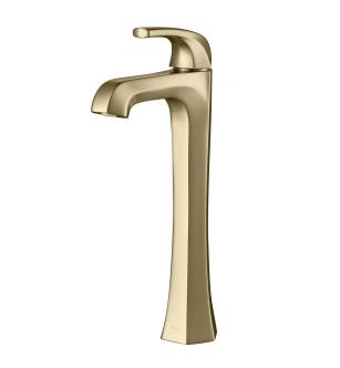 Kraus KVF-1210MB Esta 1.2 Gpm Vessel Single Hole Bathroom Faucet With Pop-Up Drain Assembly in Matte Black