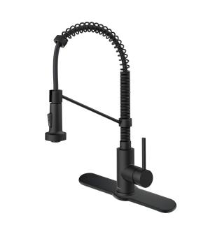 Kraus KPF-1610-DP03SFACB Bolden 1.8 Gpm Single Hole Pull-Down Faucet - Includes Escutcheon in Spot Free Antique Champagne Bronze