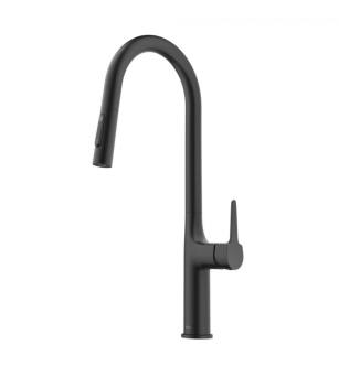 Kraus KPF-3101MB Oletto Tall Modern 1.8 Gpm Pull-Down Single Handle Kitchen Faucet in Matte Black