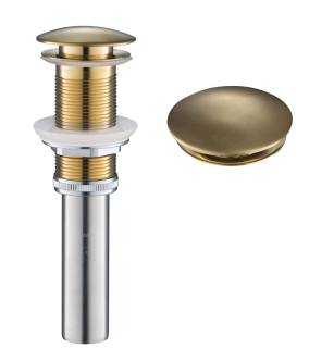 Kraus PU-10BG 8-5/8" Pop-Up Drain Assembly in Brushed Gold